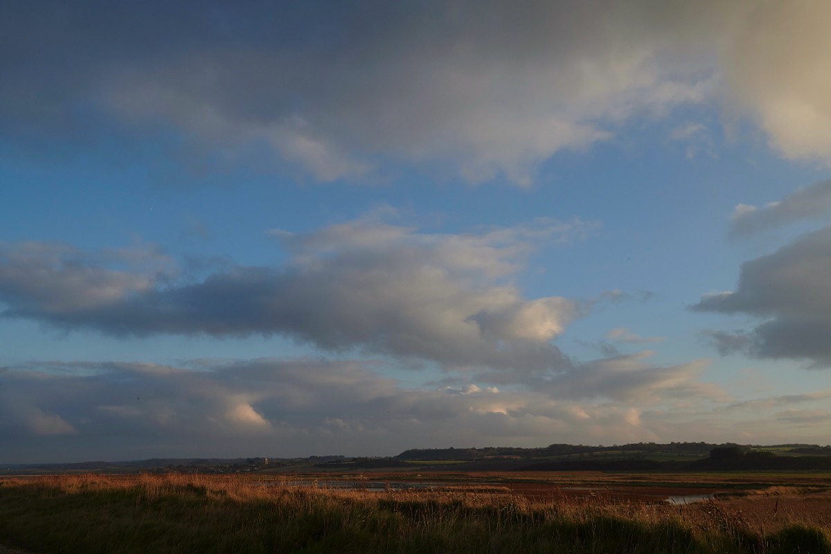 Looking back towards Salthouse from the North End of the East Bank - Cley 10/11/20